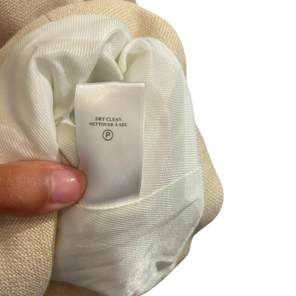 NWT A.L.C. River Linen & Cotton Double Breasted Peak Lapel Blazer Jacket, Size 8 - Picture 9 of 9